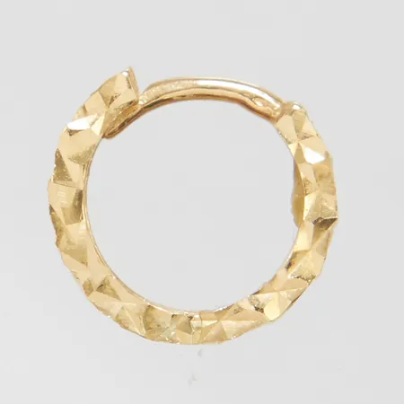 Udda örhänge, Ø10mm, bredd 1,5mm, 18K Vikt: 0,4 g