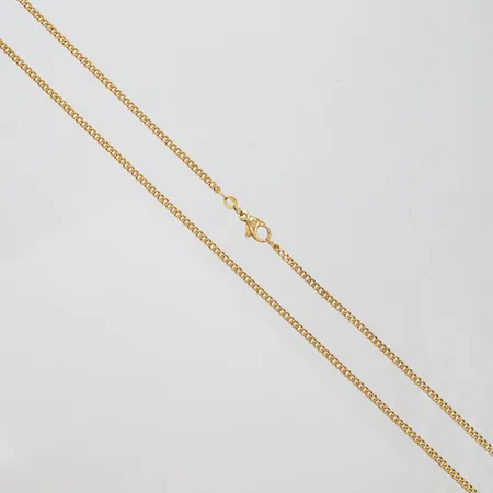 Kedja Pansar, längd ca 55,5cm, bredd 2,5mm, Balestra, slitage på lås, 18K Vikt: 11,8 g