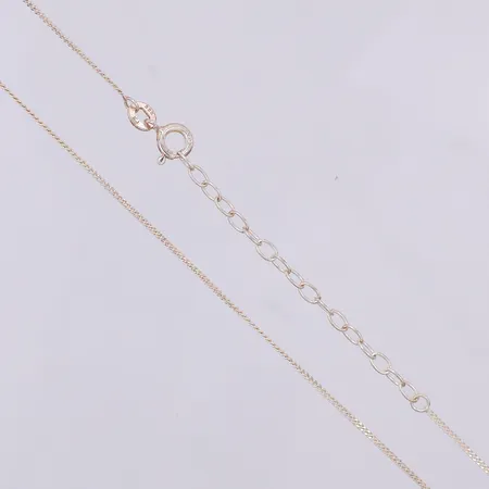 Kedja Pansar 42-47cm, bredd 1mm, 925/1000 silver Vikt: 1,6 g