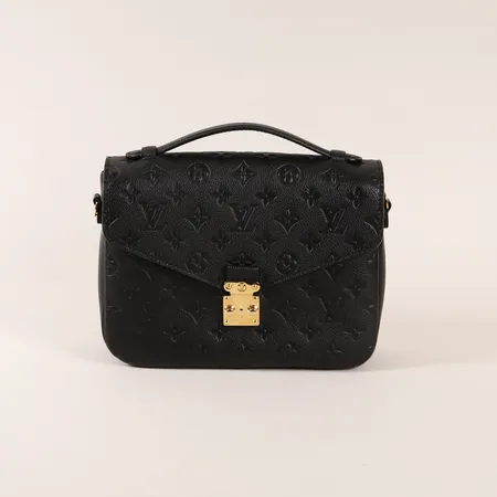 Väska Louis Vuitton, Pochette Métis, Monogram Empreinte Leather, ref-nr: M41487, justerbar axelrem, beslag i guldfärgad metall, Frankrike 2017, ca. 20 x 25 x 8cm, kvitto, dustbag.