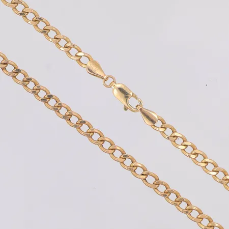 Kedja ihålig Pansar, 49cm, bredd 3,7mm, 9k Vikt: 5,4 g