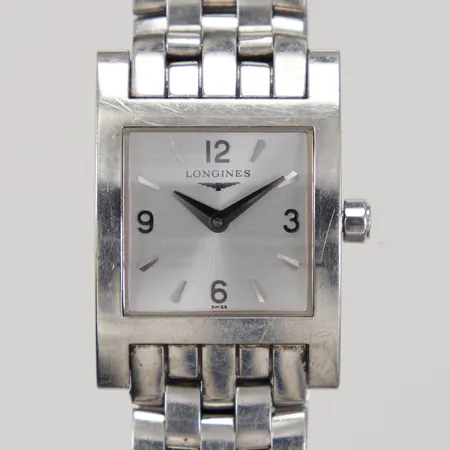 Armbandsur Longines Dolce Vita, ca 28,8 x 20,9mm, kvarts, ref: L5.166.4, ref: 30600882, stål, viklås, ca 17cm, inga tillbehör.
