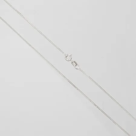 Kedja Pansar, längd: 38cm, bredd: 1,3mm, silver, 835/1000 Vikt: 2,1 g