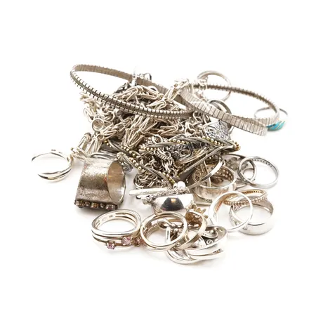 Diverse silversmycken, 925/1000, bruttovikt 220,6gr Vikt: 220,6 g