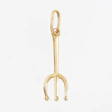 Hänge Treudd 25x12mm, 18K Vikt: 0,6 g