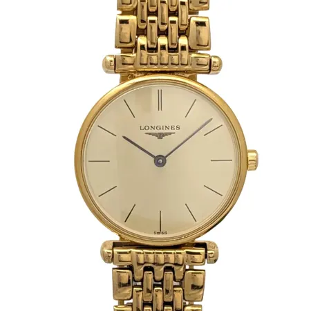 Damur Longines La Grande Classique, guld/stål, Ø24 mm, quartz - behov av nytt batteri, referensnummer L4.135.2, mindre slitage krona, handledsmått max 17 cm, 