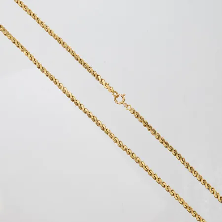 Collier, längd ca 47,5cm, bredd 3,5mm, 18K Vikt: 24,3 g