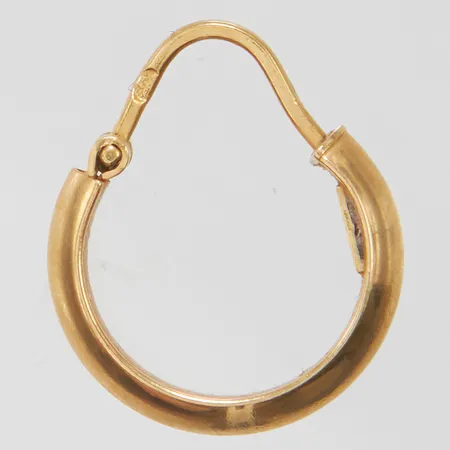 Udda örhänge, Ø 12mm, bredd 3mm, 18K Vikt: 0,6 g
