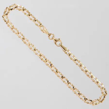 Armband, längd ca 18,5cm, bredd 3,5mm, 18K Vikt: 2,4 g