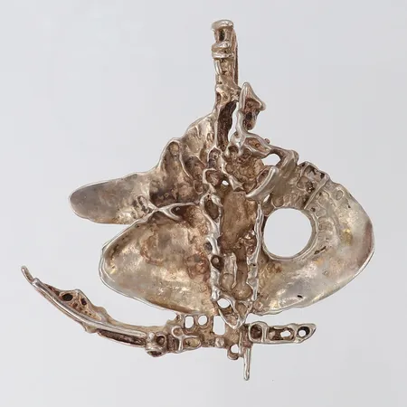 Hänge JHULS Silver Gallery, Norge, 70x68mm ink ögla, Silver 925/1000.  Vikt: 43,9 g