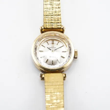 Damur Omega de Ville , G/S, quartz, 17mm, batteribyte krävs