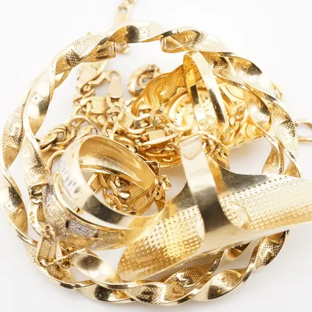 Diverse guld, 14k Vikt: 16,5 g