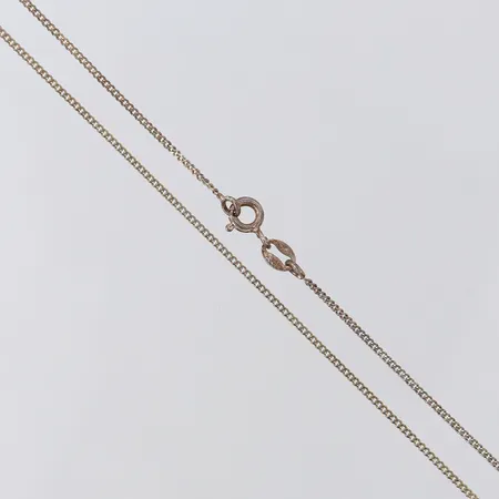 Kedja Pansar, längd 42,5cm, bredd 1,2mm, Silver 925/1000.  Vikt: 1,7 g