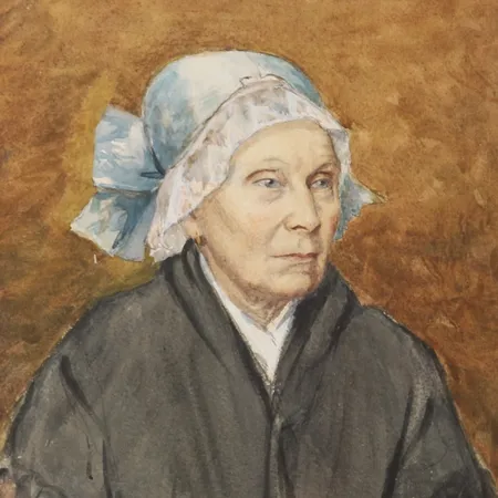 Tavla, Eliza Olivecrona, blandteknik på papper, signerad och daterad 1881, bildyta 34 x 24,5cm, ej examinerad ur ram Skickas med postpaket.