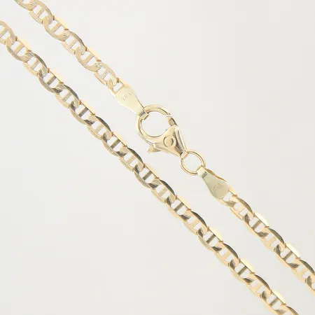 Kedja Marina, längd 47,5cm, bredd 3mm, 14K  Vikt: 5,2 g