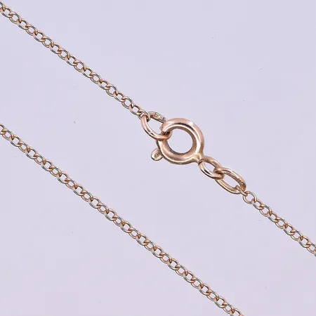 Kedja Ankar längd 50,5 cm, bredd 1 mm, roséguld, 14K. Vikt: 2,6 g