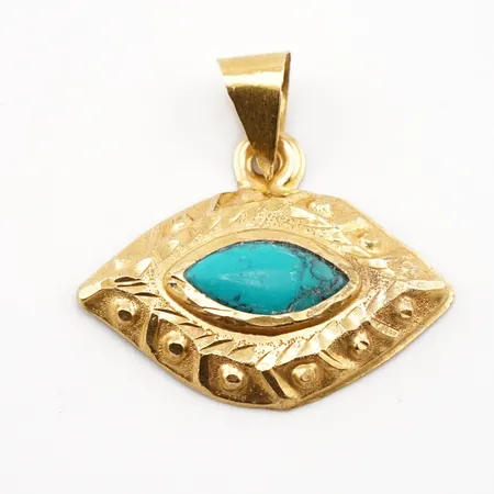 Hänge m sten, 30mm x 28mm, 21k Vikt: 1,8 g