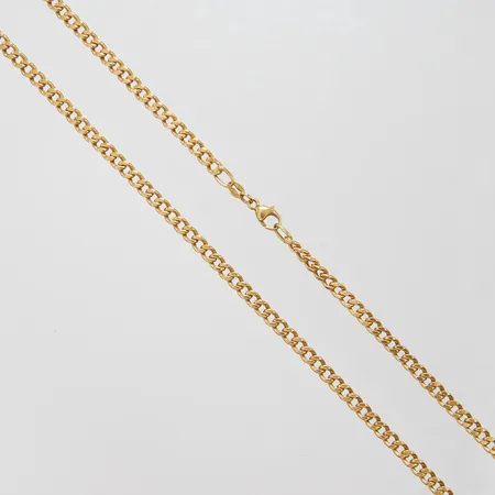 Kedja Pansar, längd ca 47,5cm, bredd 3,5mm, 18K Vikt: 8,8 g