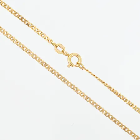 Kedja Pansar längd 47cm, bredd; 2mm, Balestra, 18K  Vikt: 6,5 g