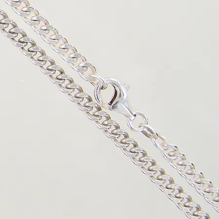 Kedja Pansar, längd: 60cm, bredd: 4,1mm, GHA, silver 925/1000 Vikt: 26,9 g