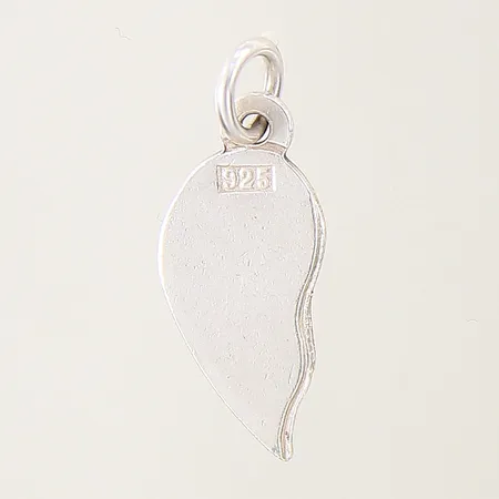 Hänge brythjärta, längd: 20mm, bredd: 5,7-8,9mm, silver 925/1000 Vikt: 1,1 g