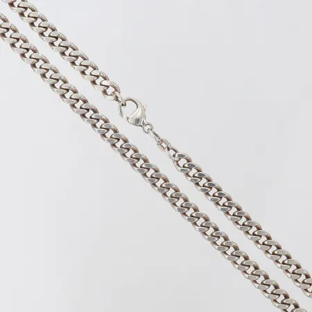 Kedja Pansar, längd 49,5cm, bredd 5,5mm, GHA, Silver 925/1000.  Vikt: 37,1 g