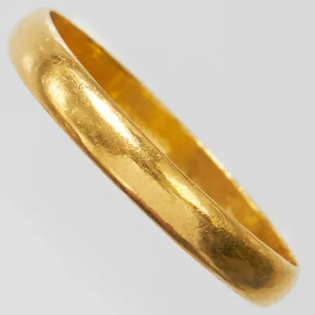 Ring slät defekt, 23K Vikt: 2,2 g