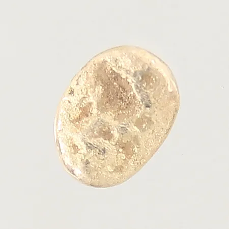 Guldnugget, 10X7,5mm, obehandlad, ostämplad, 14K  Vikt: 2,5 g