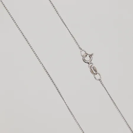 Kedja pansar, längd 43cm, bredd 1mm, Silver 925/1000 Vikt: 1,3 g