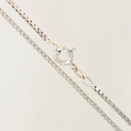 Kedja Venezia, längd: 42,5cm, bredd: 1,3mm, en länkbit med lagning, Balestra, förgylld, silver 925/1000 Vikt: 4,6 g