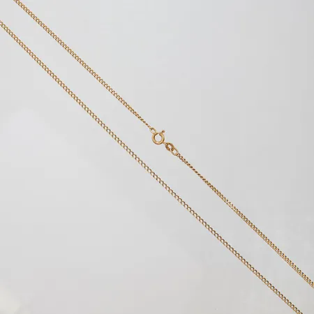 Kedja Pansar, längd ca 53cm, bredd 2mm, Unoaerre, 18K Vikt: 6,5 g