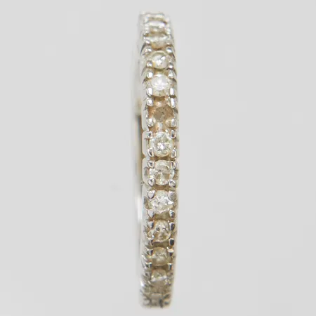 Udda örhänge med stenar, Ø19mm, saknar sten, 18K, bruttovikt: 2,1g.