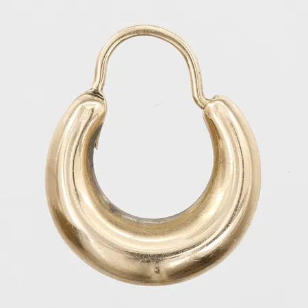 Ett udda örhänge, creol, Ø15mm, 14K guld.   Vikt: 0,9 g
