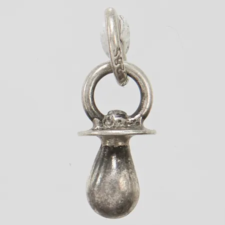 Hänge Napp 16,2x6mm, 925/1000 Silver Vikt: 0,5 g