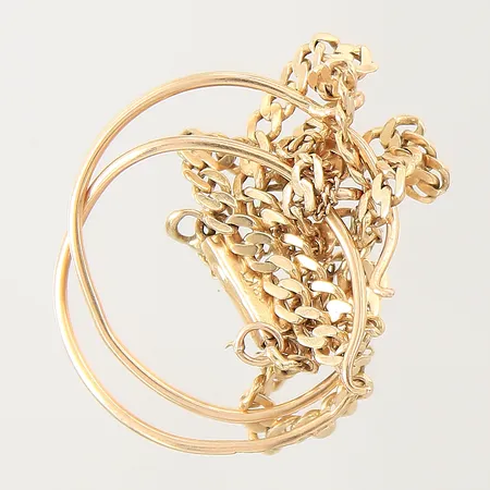 Guldsmycken, bucklor, defekta, 18K  Vikt: 4,1 g