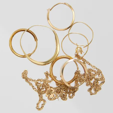 Diverse guld defekta, 18K Vikt: 3,8 g