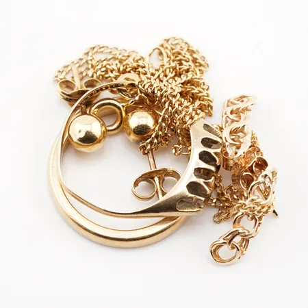 Diverse guld, 18k Vikt: 9,3 g