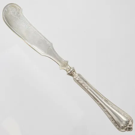 Patékniv, längd: 210mm, svenska stämplar, oläslig ansvarsstämpel, silver, 830/1000 Vikt: 53,3 g
