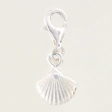 Berlock Snäcka, längd: 20mm, bredd: 9mm, silver 925/1000 Vikt: 1,5 g