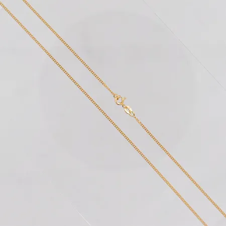 Kedja Pansar, 50cm, bredd ca 1,5mm, Balestra, 18K Vikt: 3,8 g