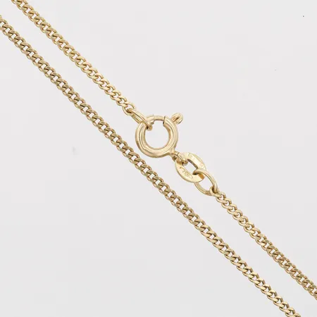 Kedja Pansar, längd: 42,5cm, bredd: 2mm, 18K guld.  Vikt: 4,1 g