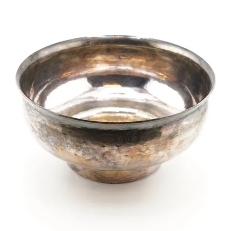 Skål, silver, Ø16,5cm, höjd 8cm, 925/1000, gravyr i botten Vikt: 551,2 g