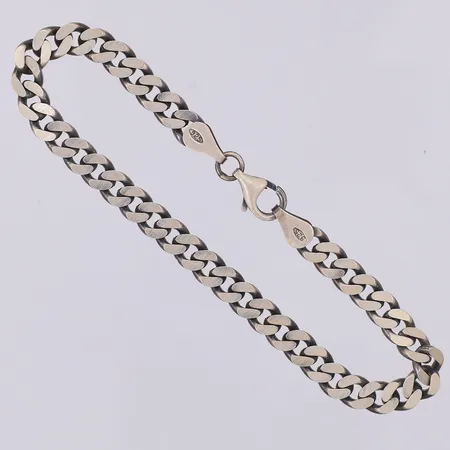 Armband Pansar med matterad yta 18,2cm, bredd 5,3mm, 925/1000 silver Vikt: 9,7 g