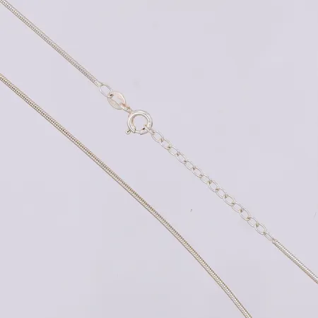 Kedja Ormlänk 44cm bredd 1,3mm, 925/000 silver Vikt: 4,9 g