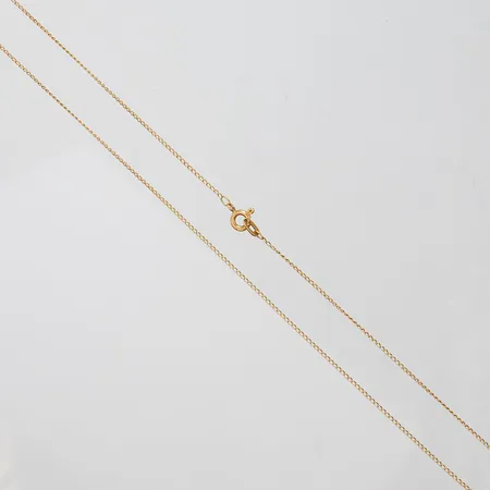 Kedja Pansar, längd: 46,5cm, bredd: 1mm, 18K Vikt: 1,8 g