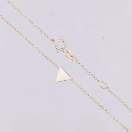 Collier Ankarlänk med hänge 40/42cm, bredd 1mm, 925/1000 silver Vikt: 1,1 g