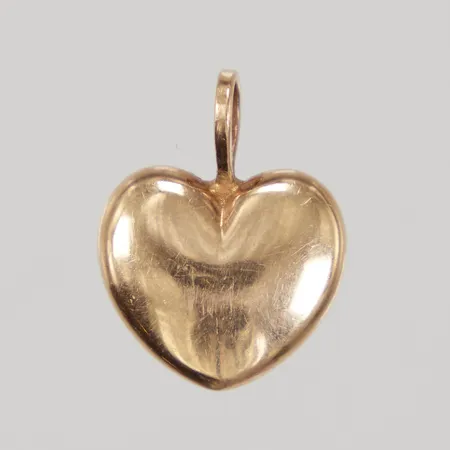 Hänge hjärta längd inklusive ögla 18,1mm, bredd 14,1mm, Alton, 18K, Vikt: 6,9 g