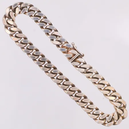 Armband Pansar 21,2cm, bredd 7,5mm, importstämpel, 925/1000 silver Vikt: 40,6 g