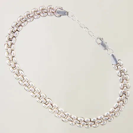Armband, längd: 19-20,5cm, bredd: 6,1mm, GHA, silver 925/1000 Vikt: 5,5 g