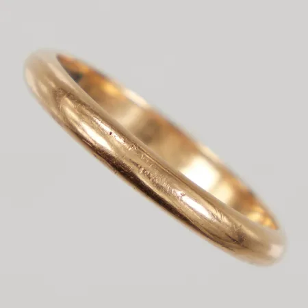 Slät ring stl 16½, bredd 2,2mm, gravyr, 18K, Vikt: 4,5 g